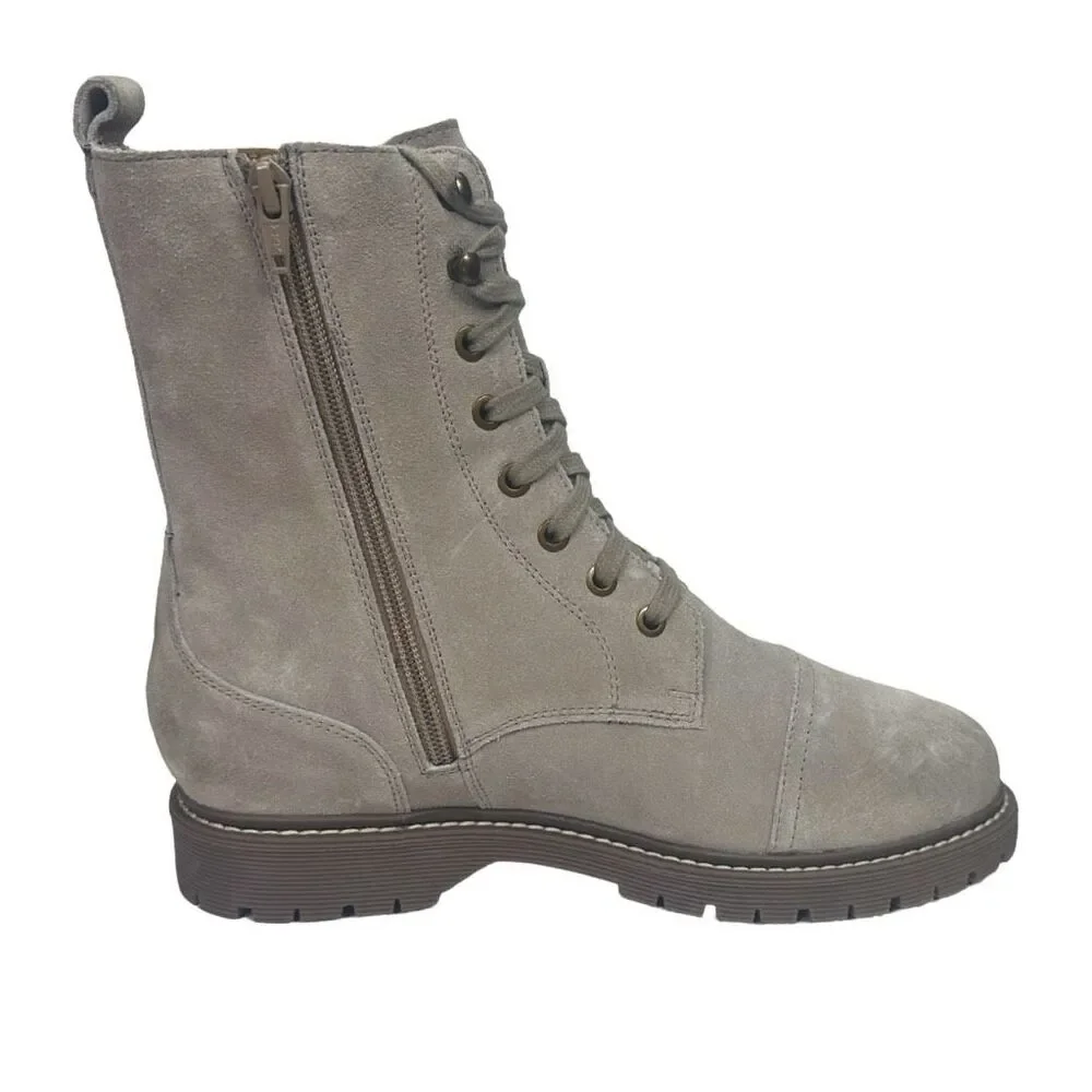 Zodiac Suede Bruna Booties - Size 9 - Fog